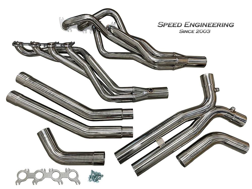 15-22 Mustang Long Tube Headers W/ X Pipe